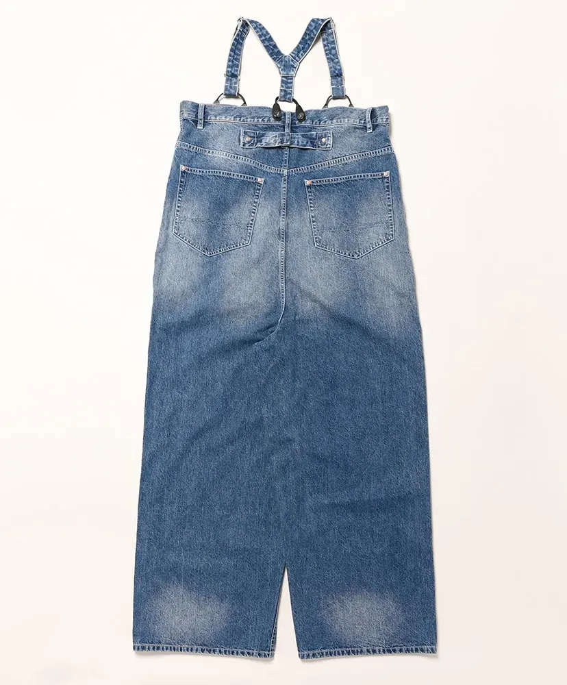 5Pockets Suspender Pant - Denim