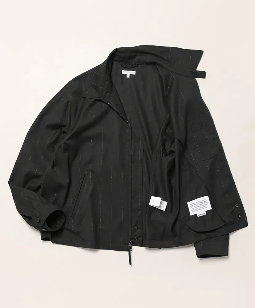 Claigton Jacket - Polyester Lurex Stripe