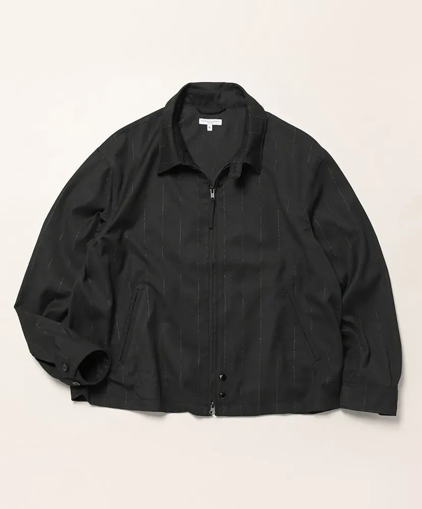 Claigton Jacket - Polyester Lurex Stripe