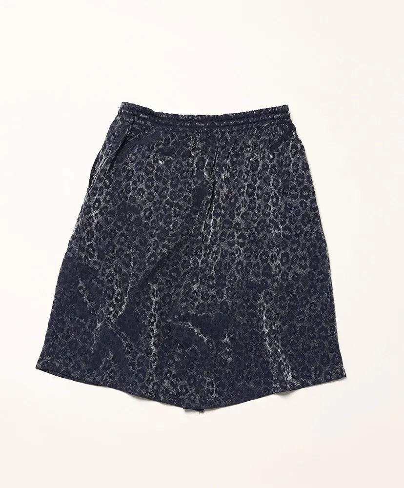 String Cowboy H.D. Short - Rayon Leopard Jacquard