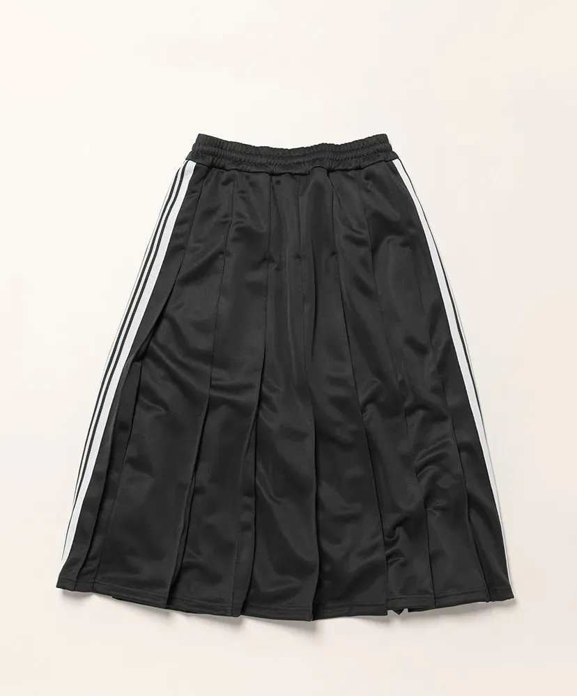 Pleated Track Skirt - Poly Smooth