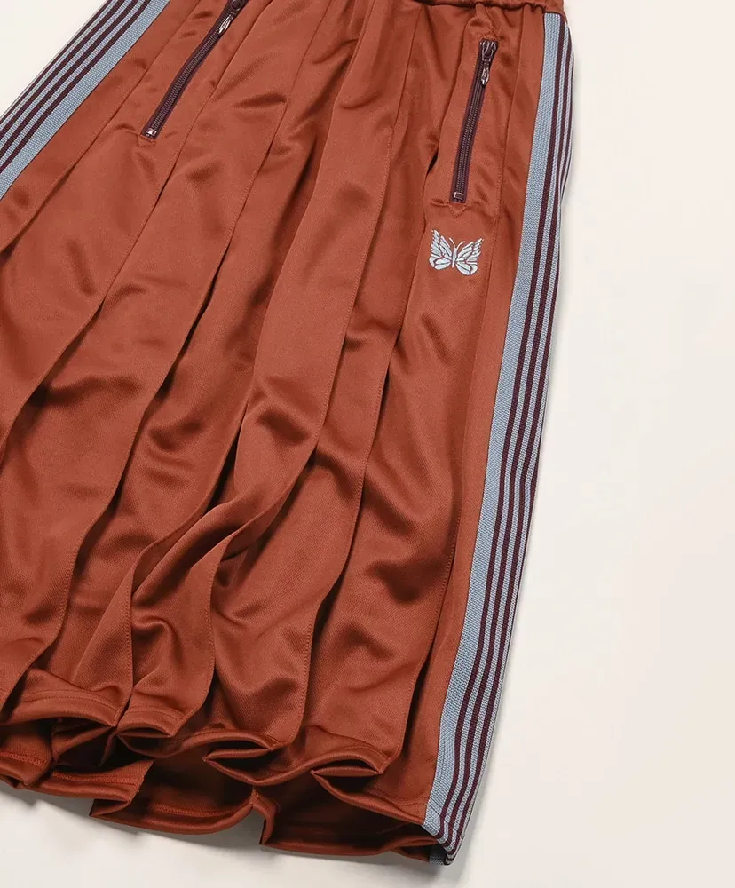 Pleated Track Skirt - Poly Smooth