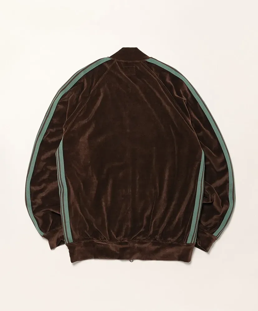 Rib Collar Track Jacket - C/Pe Velour