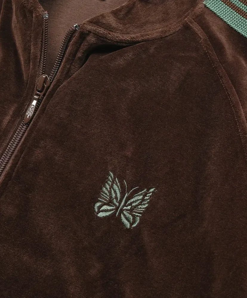 Rib Collar Track Jacket - C/Pe Velour