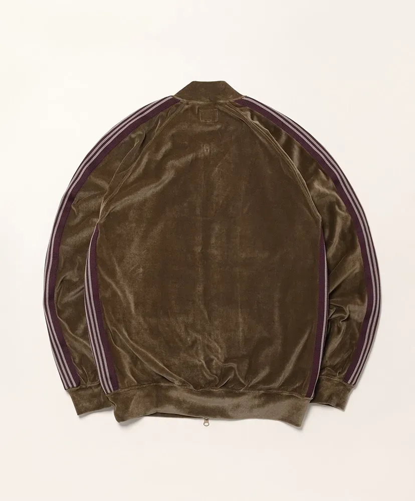 Rib Collar Track Jacket - C/Pe Velour