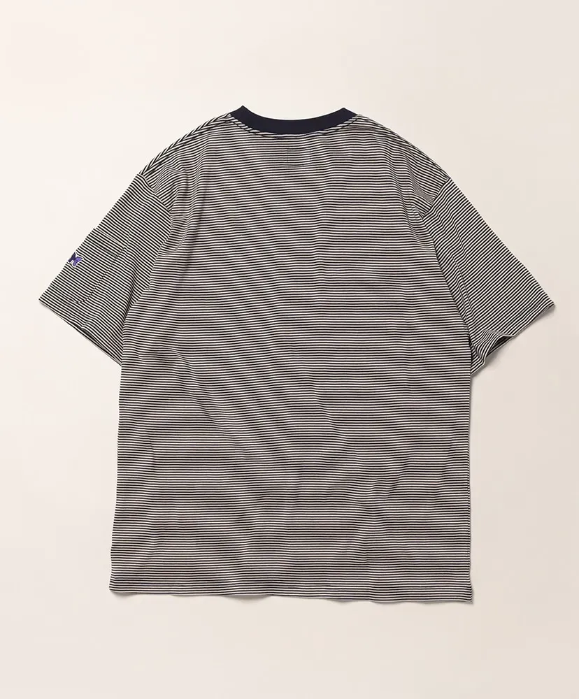 S/S Crew Neck Tee - Cotton Stripe Jersey
