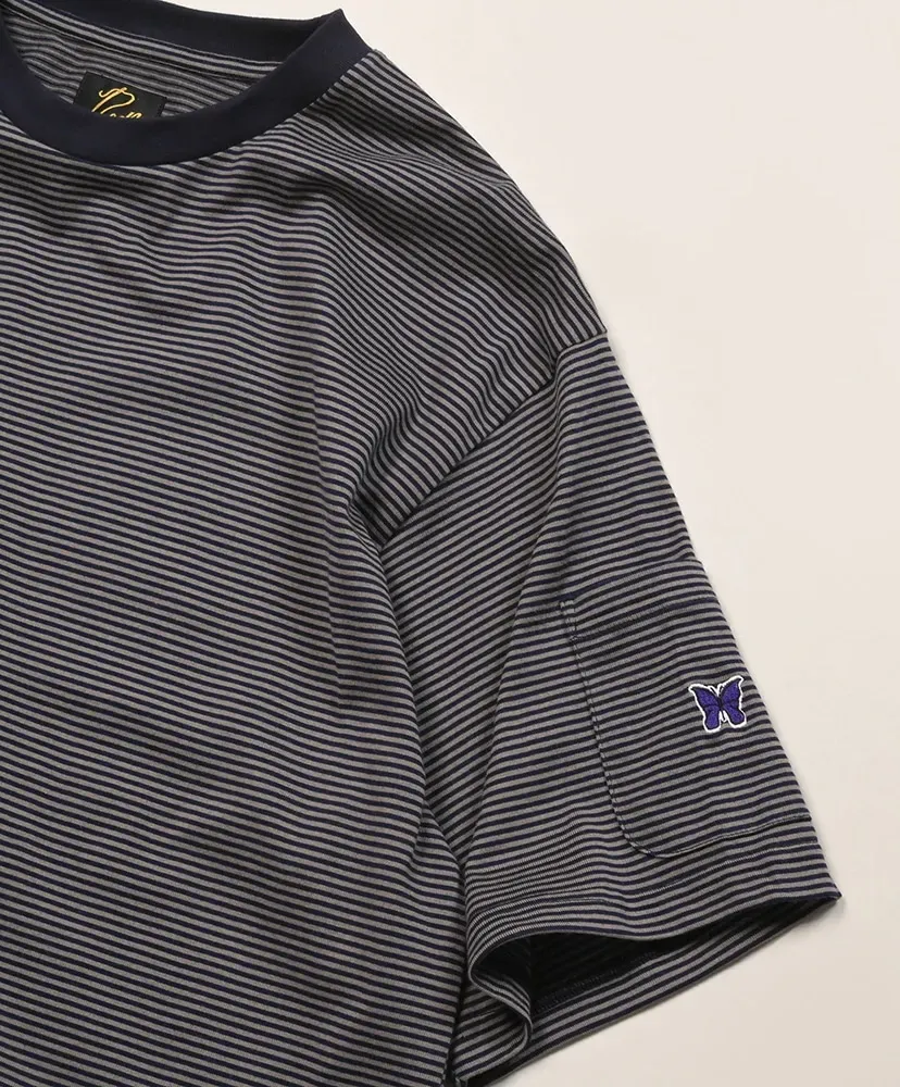 S/S Crew Neck Tee - Cotton Stripe Jersey