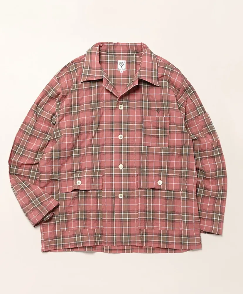 Ranger Shirt - Lawn Shirring / Plaid