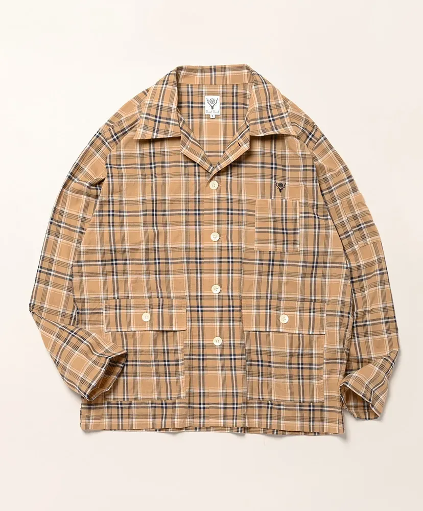 Ranger Shirt - Lawn Shirring / Plaid