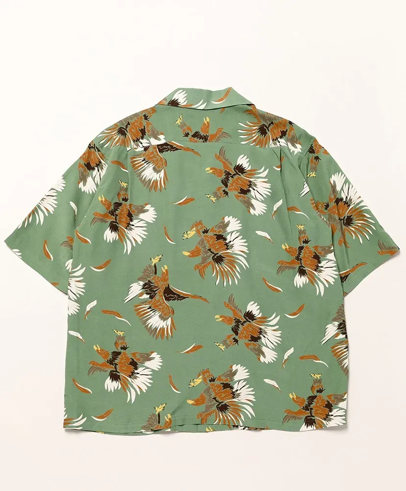 S/S Open Collar Shirt - Eagle