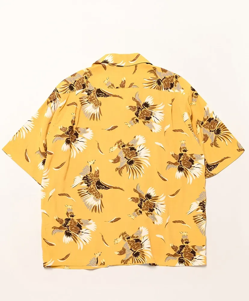 S/S Open Collar Shirt - Eagle