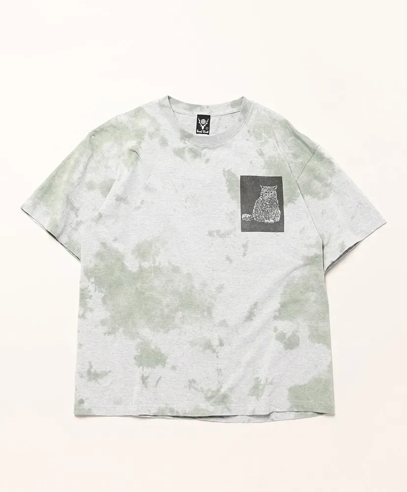 South2 West8 X F.Kitamura S/S Tee - C/Pe Jersey / Cat