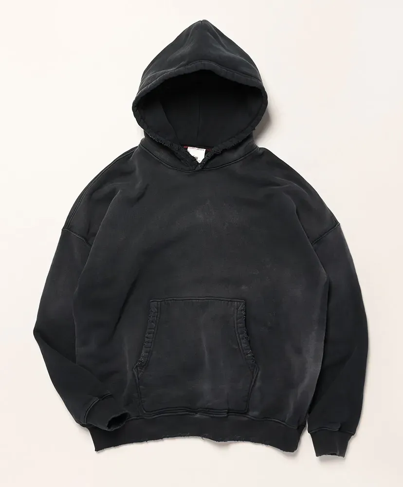 Oversized Crop Hoodie Aged