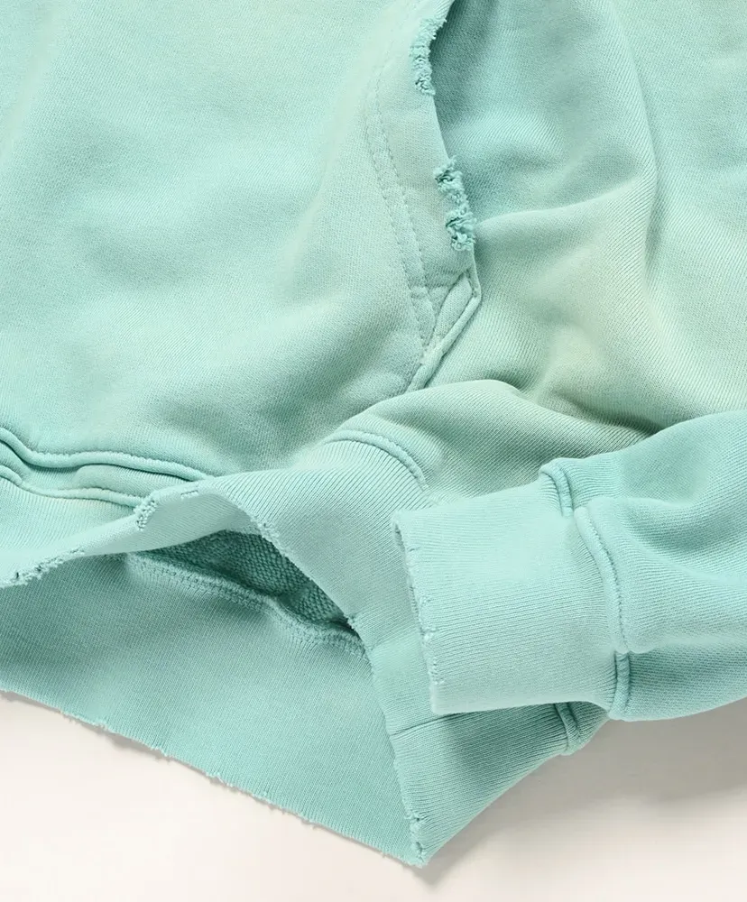 Oversized Crop Hoodie Aged
