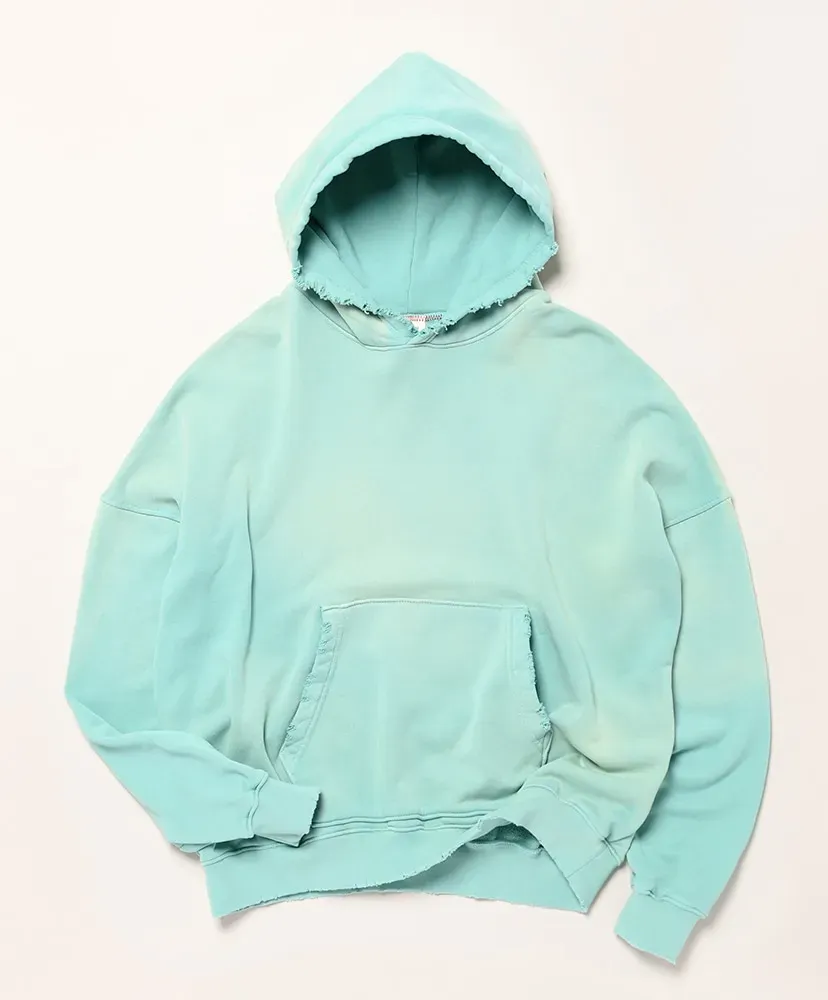Oversized Crop Hoodie Aged