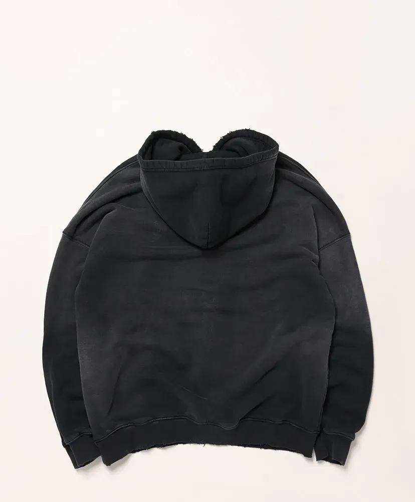Oversized Crop Hoodie Aged
