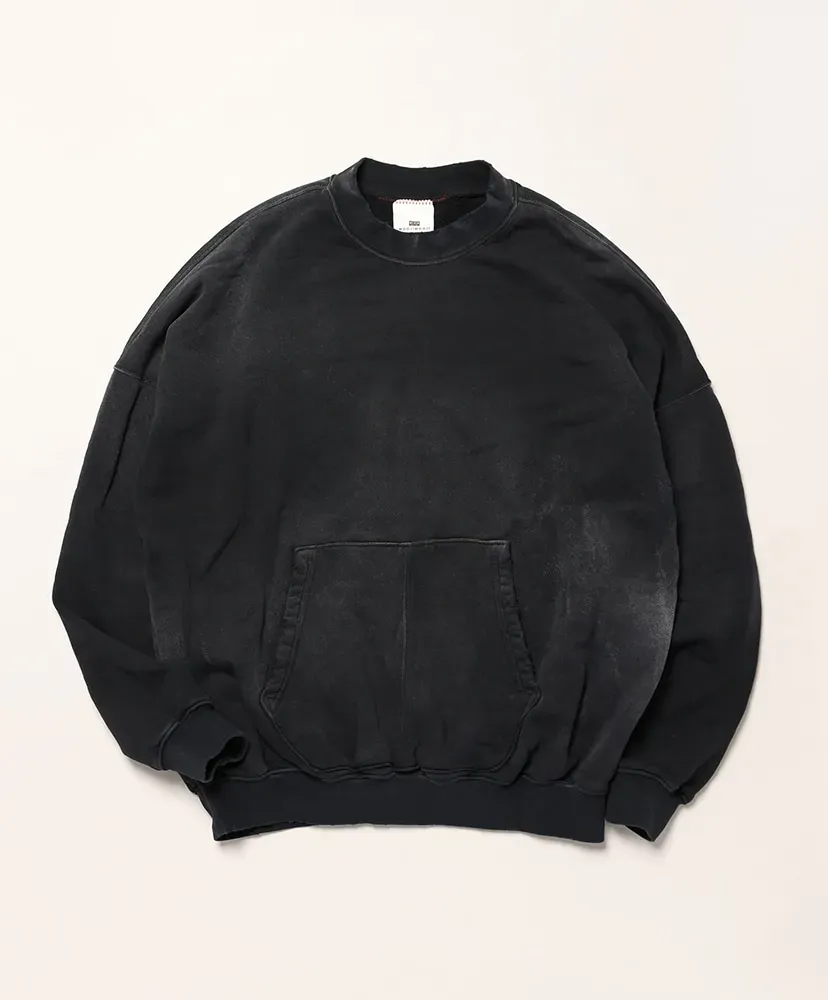 Oversized Crop Hoodie Aged