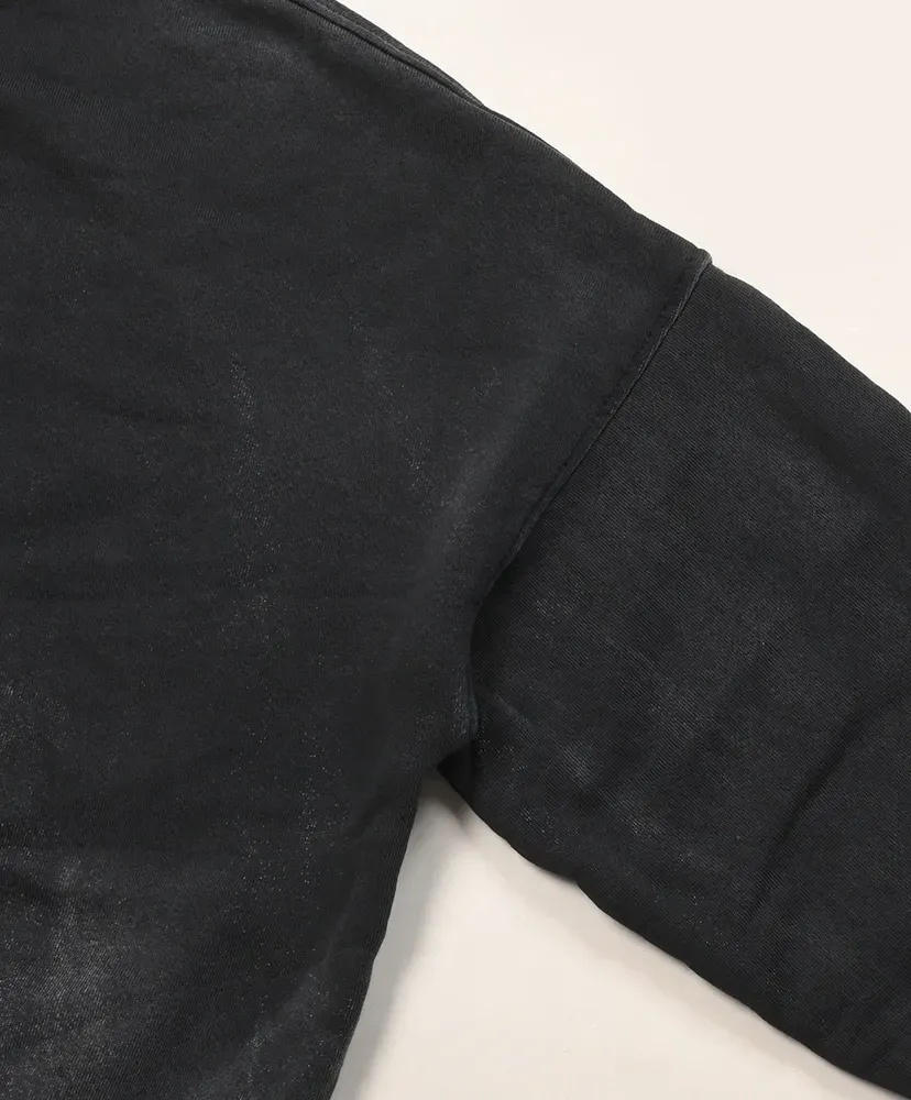 Oversize Kangaroo Pocket Crew Neck Aged