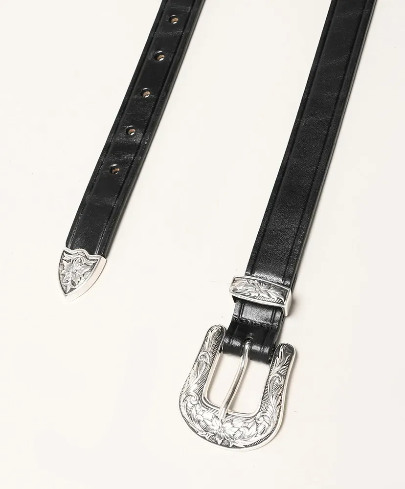 Antique Silver Buckle Set Belt