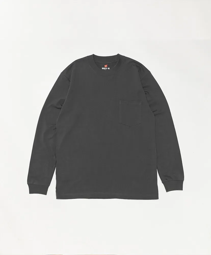 Beefy-T Long Sleeve Pocket T Shirt