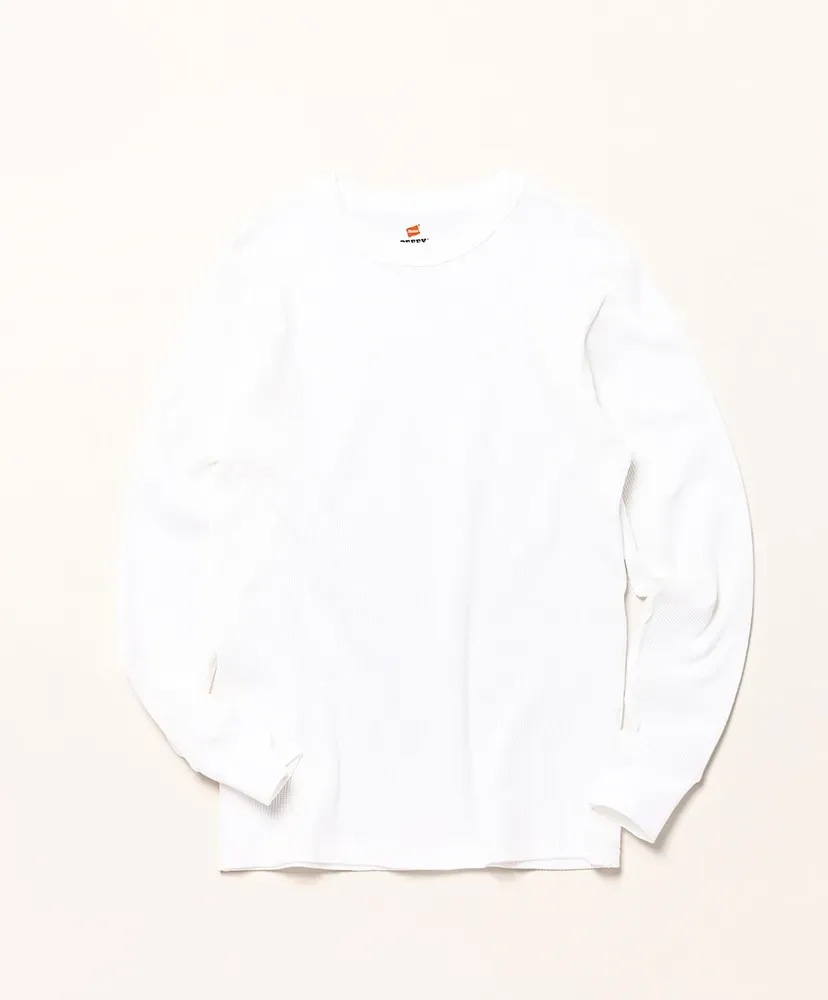 Beefy Thermal Crew Neck Long Sleeve T-Shirt