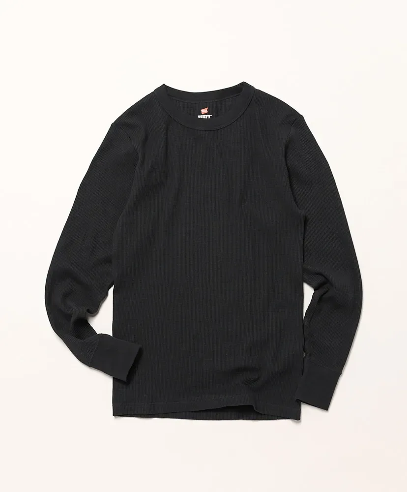 Beefy Thermal Crew Neck Long Sleeve T-Shirt