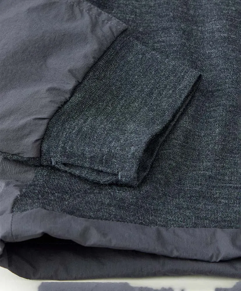 Merino Wool Military Hooded Sweater