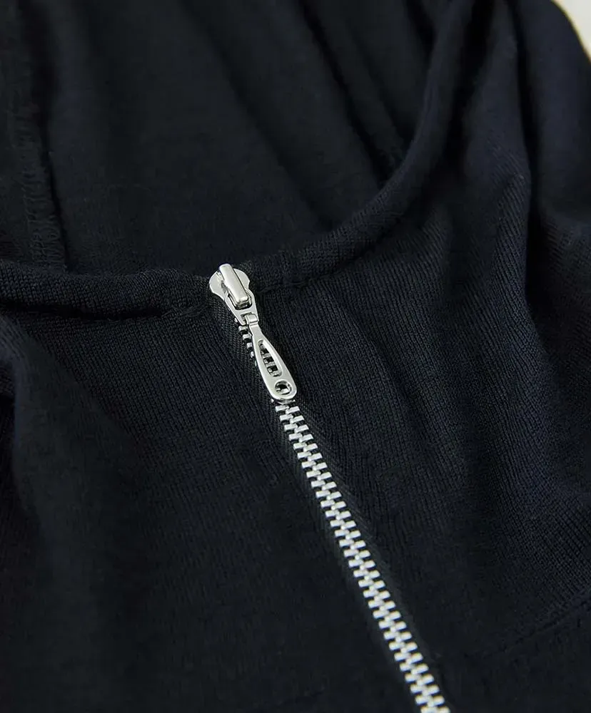Merino Wool Military Hooded Sweater