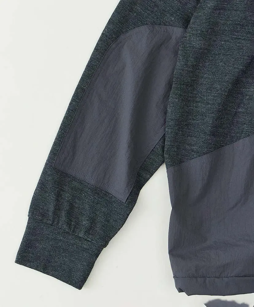 Merino Wool Half Zip Sweater