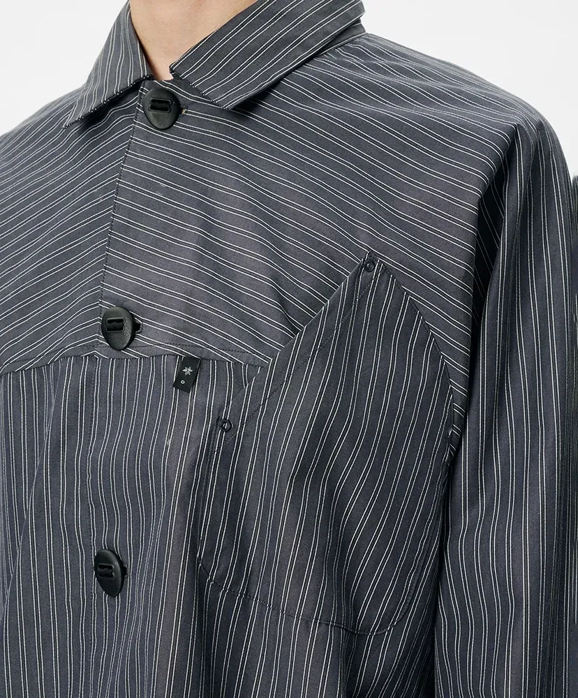 Retro Reflective Striped Shirt