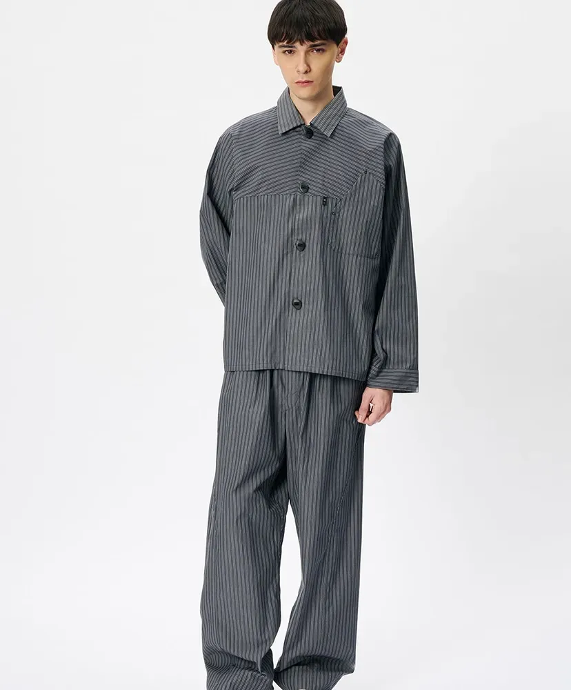 Retro Reflective Striped Shirt