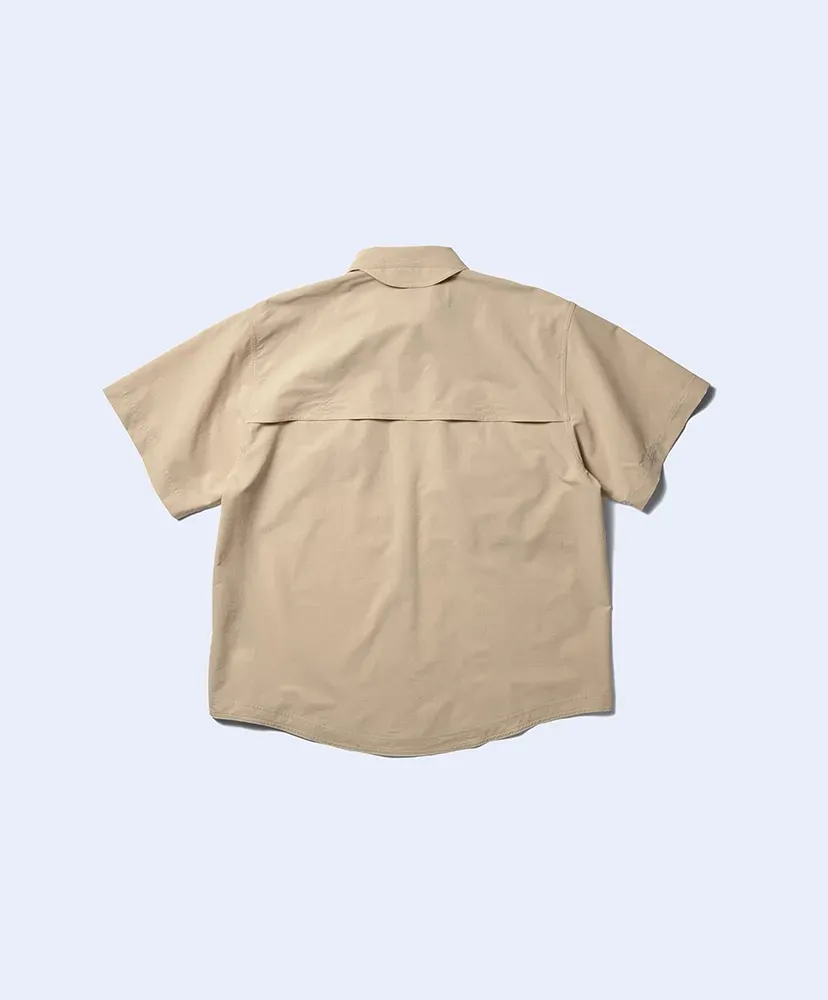 S/S Asymmetric Camp Shirt