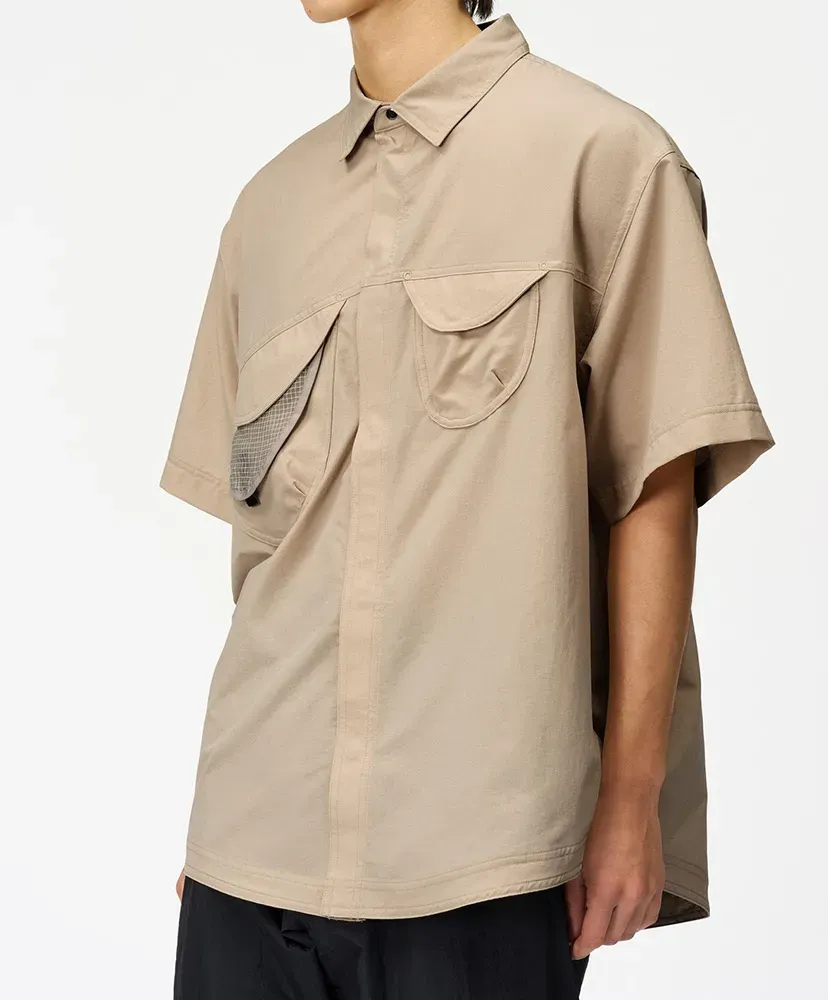 S/S Asymmetric Camp Shirt