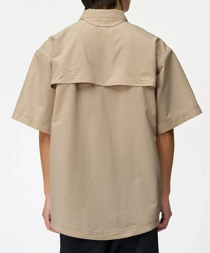 S/S Asymmetric Camp Shirt