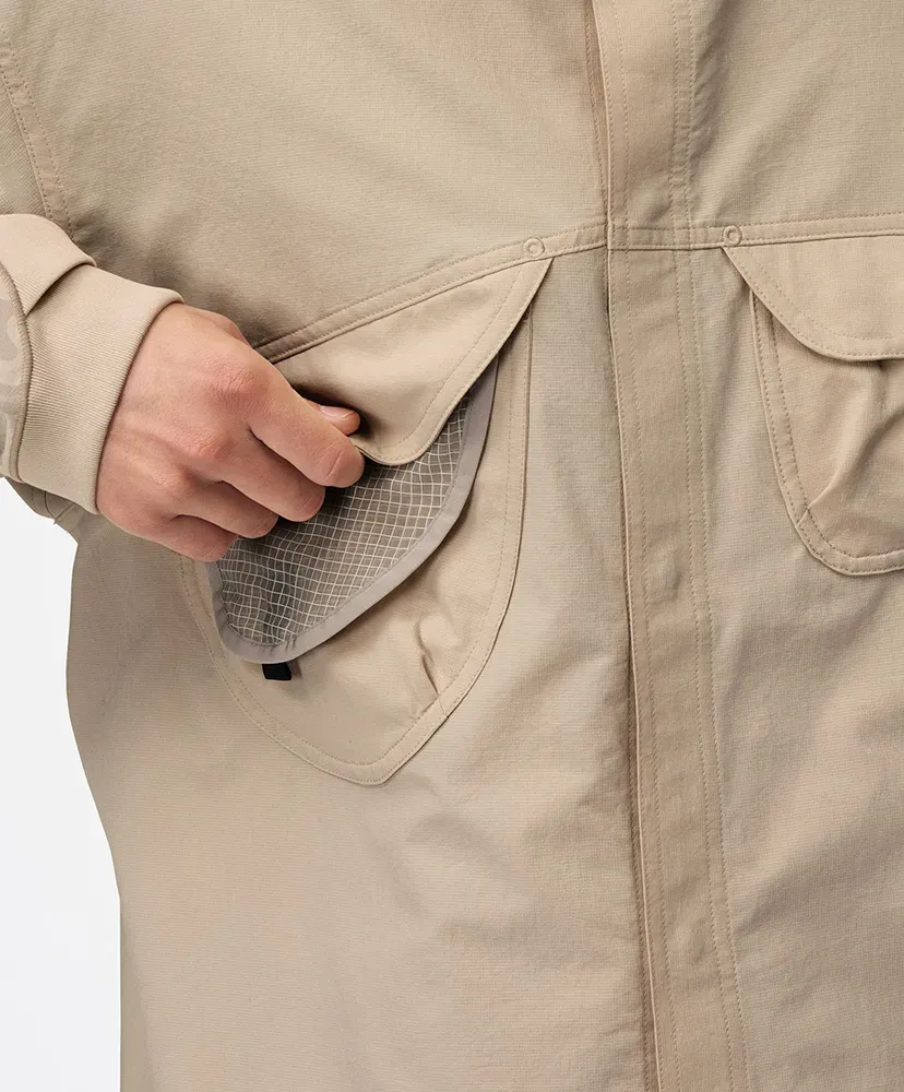 S/S Asymmetric Camp Shirt
