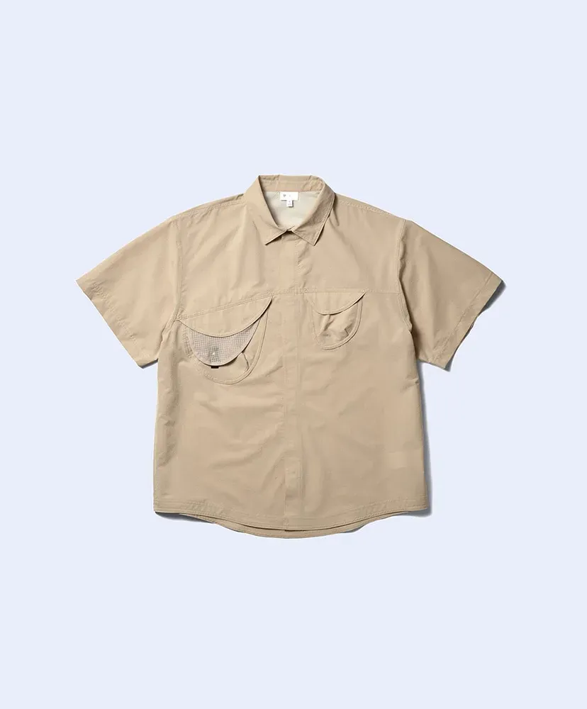 S/S Asymmetric Camp Shirt
