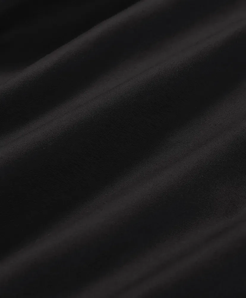 Cotton Silk Blend Helicoid Wide Pants
