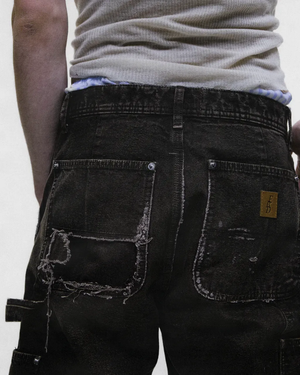Double Knee Paint Pants