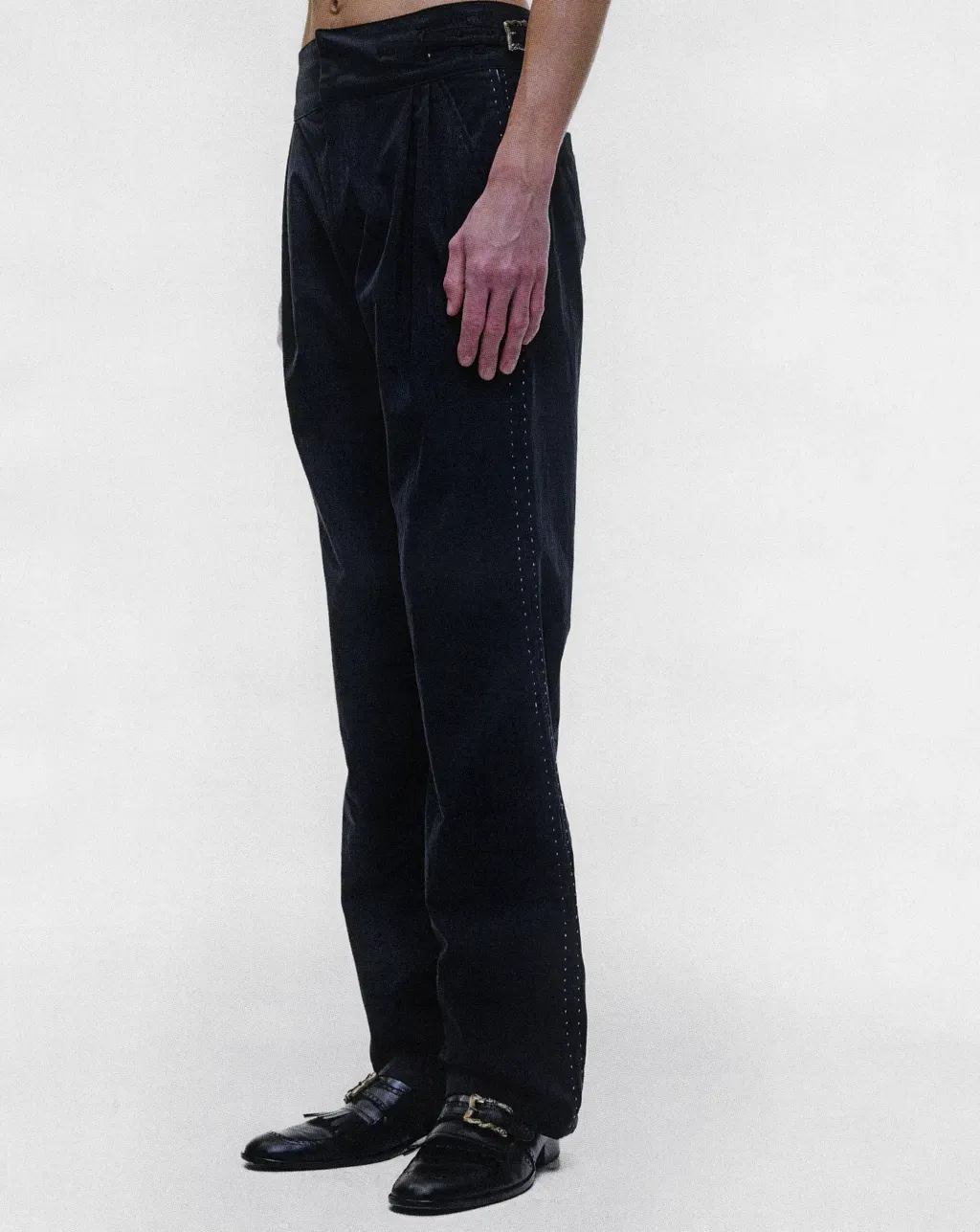 Rose Buckle Track Pants