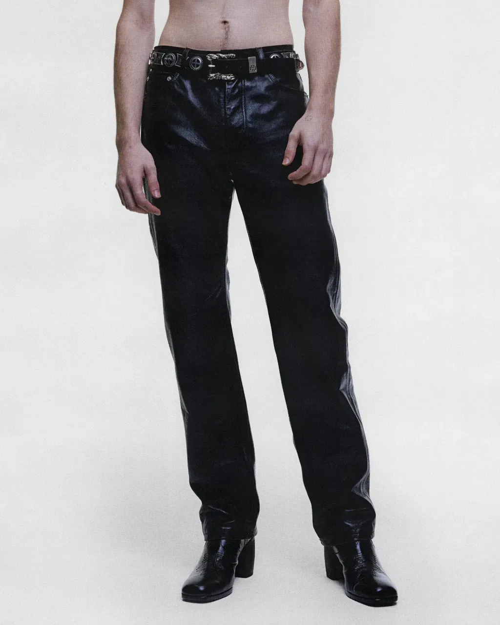 Tommy Tonsil Leather Jeans
