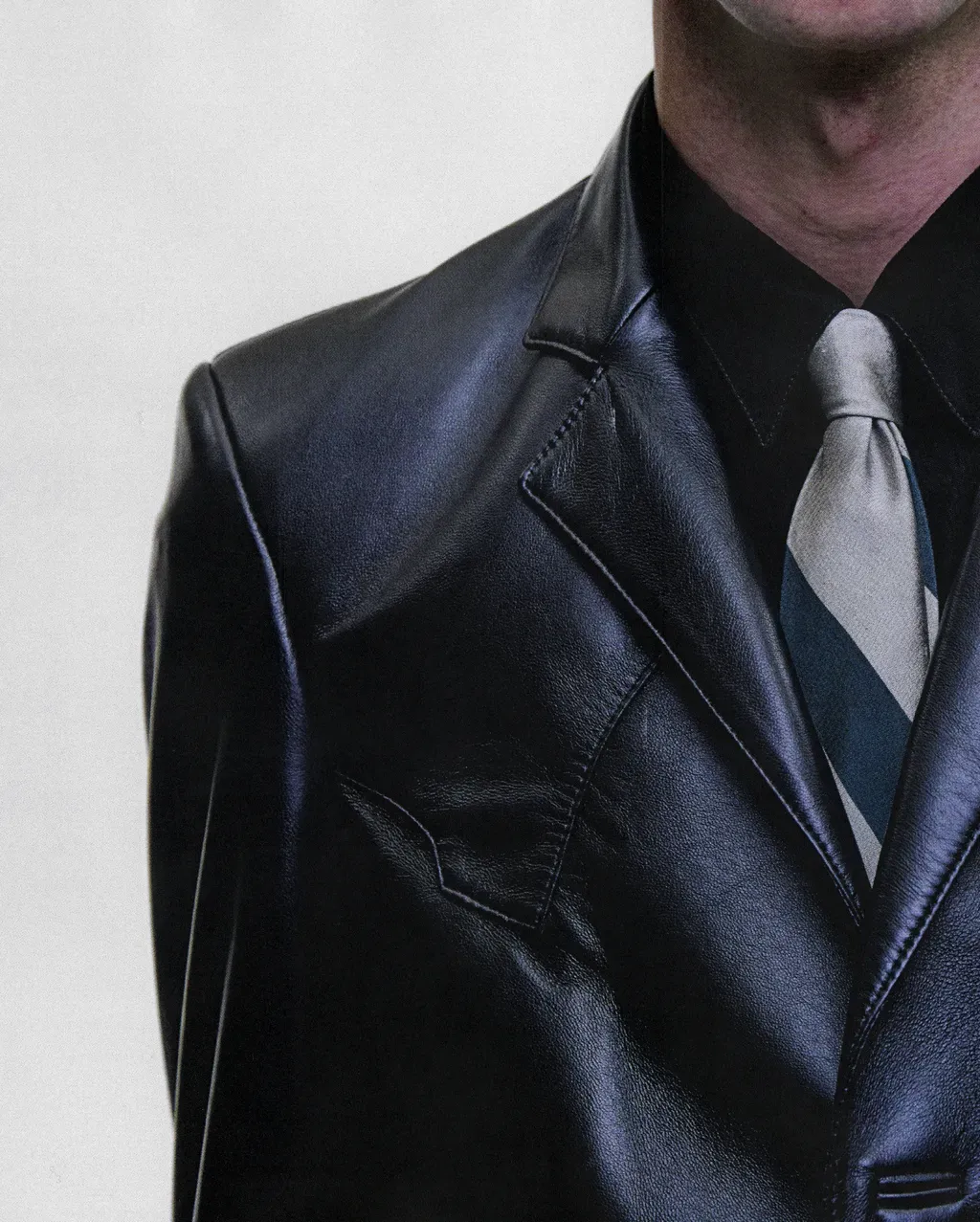 Western Perfect Leather Blazer