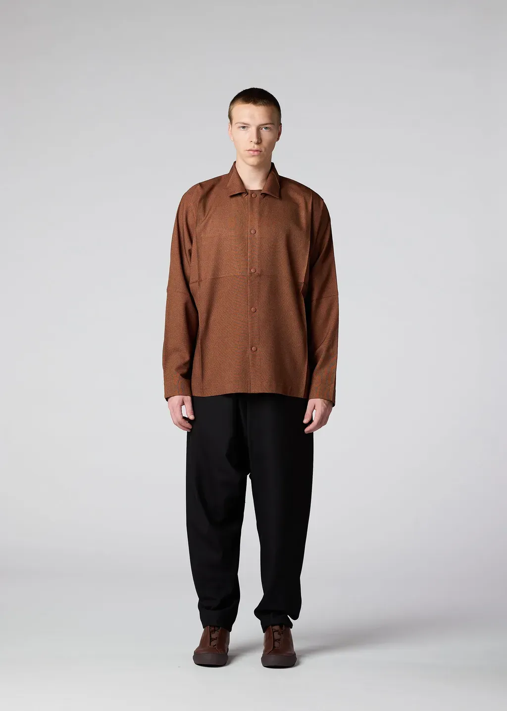 Wool Like Compact Shirt