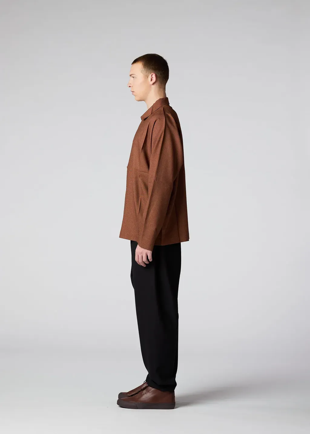 Wool Like Compact Shirt