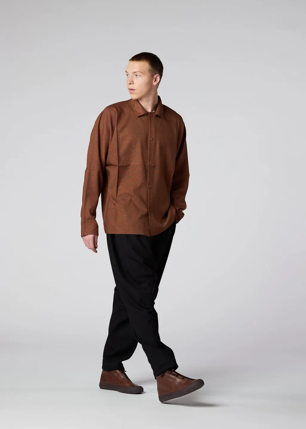 Wool Like Compact Shirt
