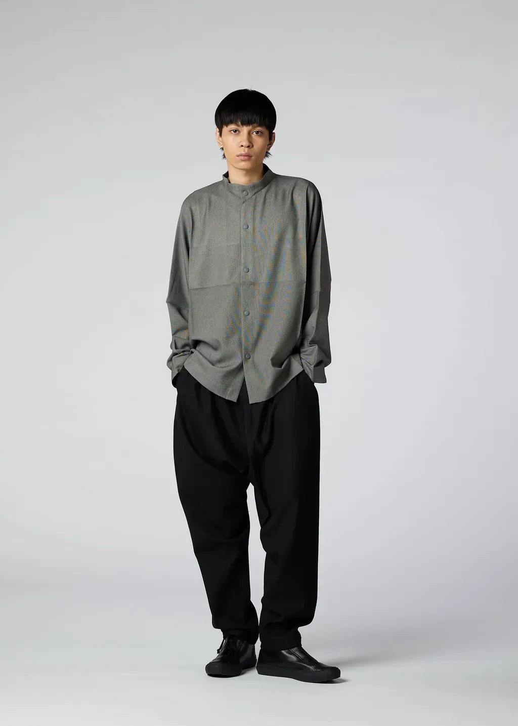 Wool Like Compact Shirt