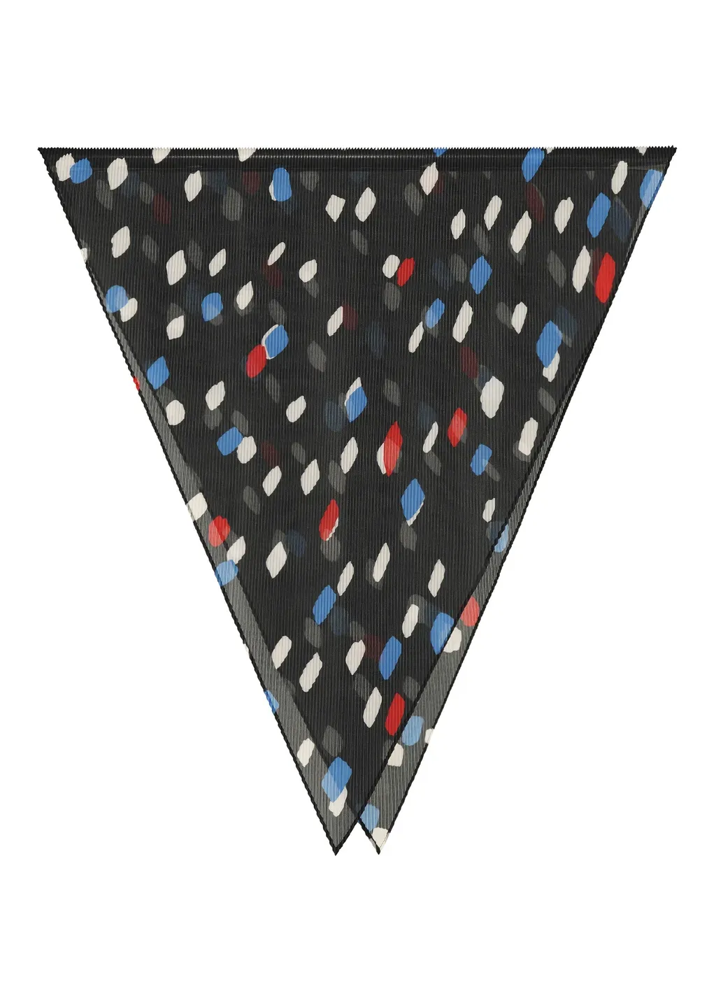 Time Dots Pleats Stole