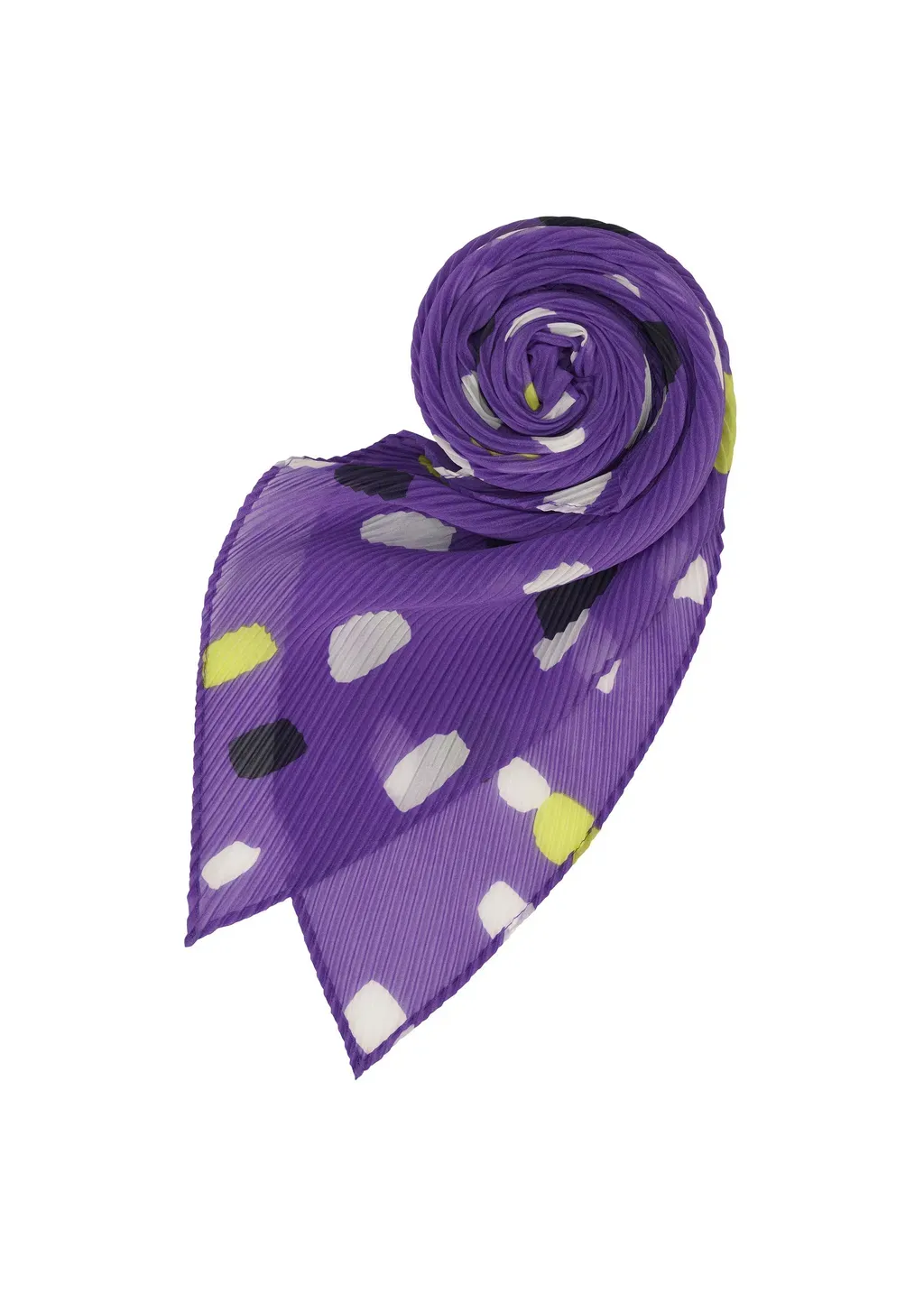 Time Dots Pleats Stole
