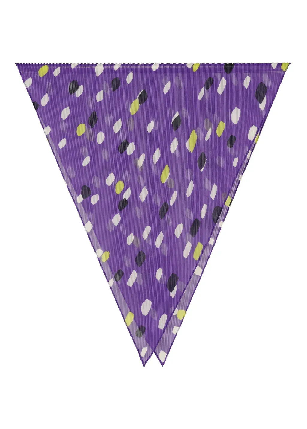 Time Dots Pleats Stole