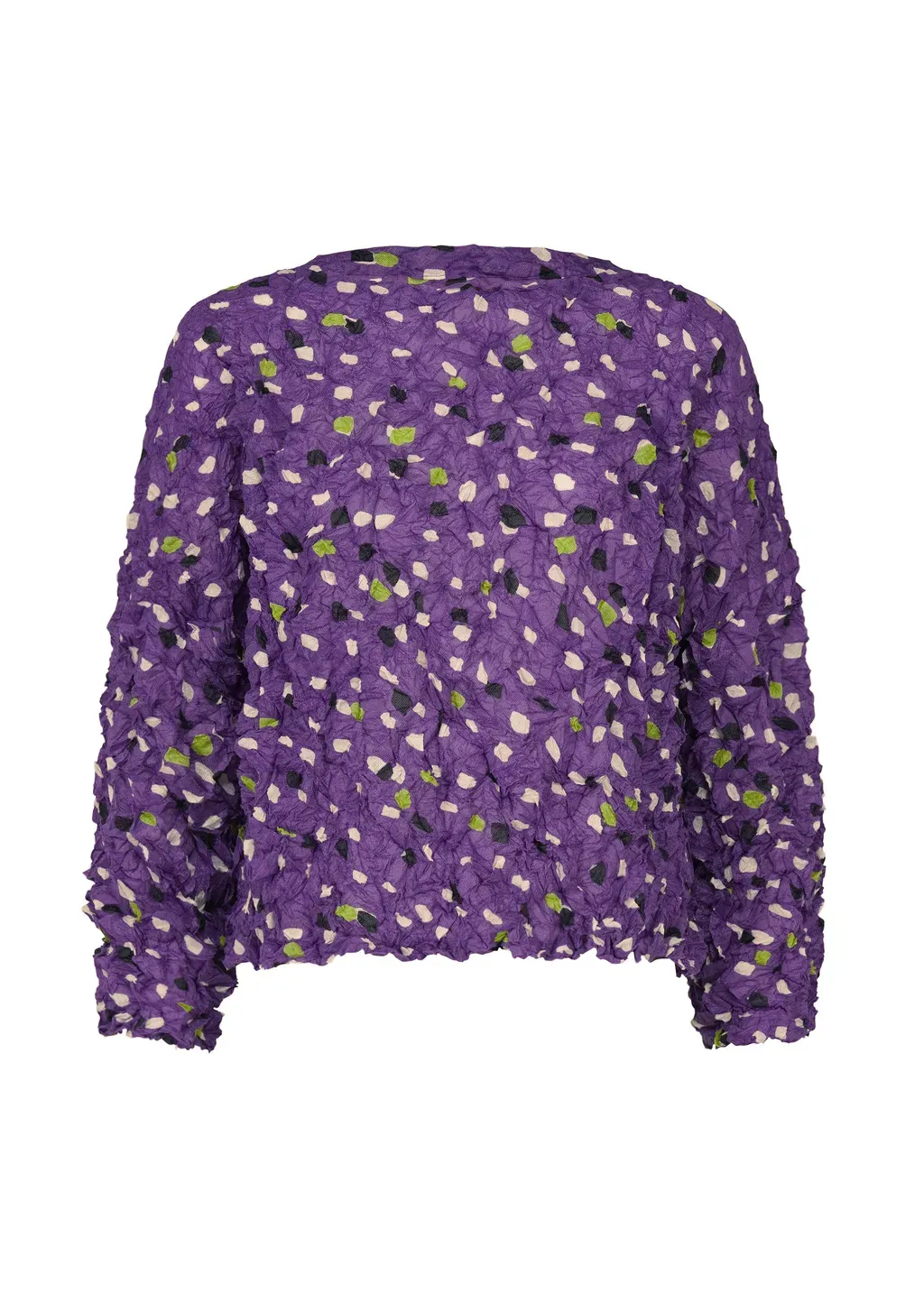Time Dots Velour Meringue