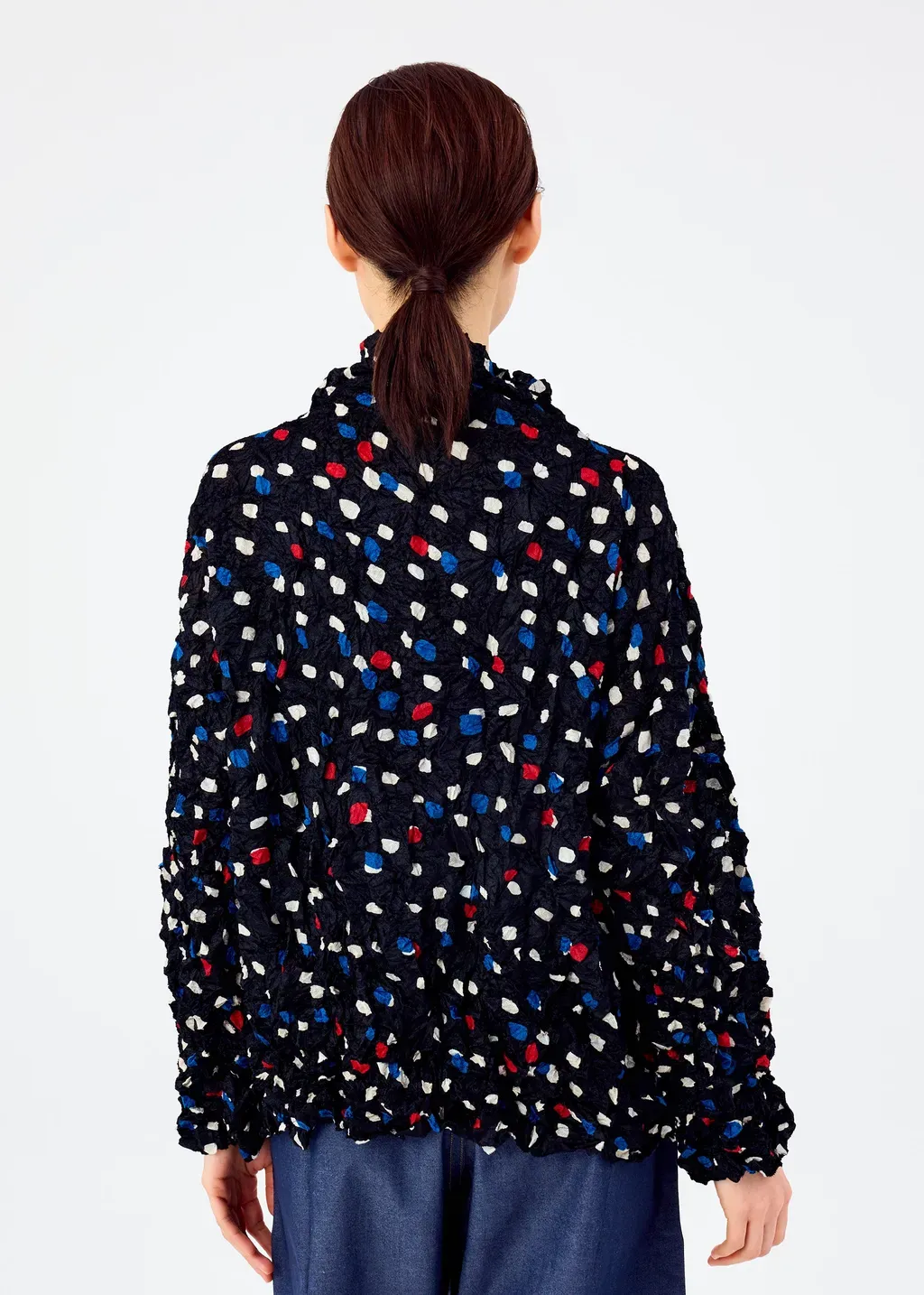 Time Dots Velour Meringue
